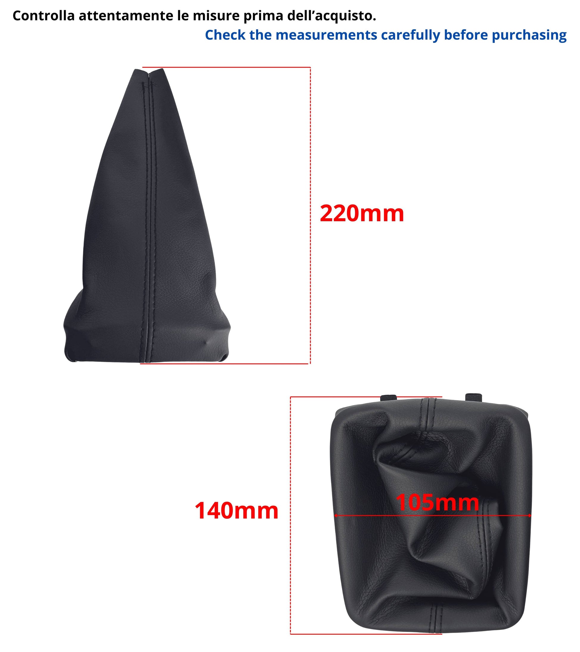 Cuffia e Ghiera di Ritenzione per Leva Cambio Compatibile con Peugeot 206 1998–2013, 206+ 2009–2013, 406 1995–2004, Verifica codici OEM OM 7588.PC