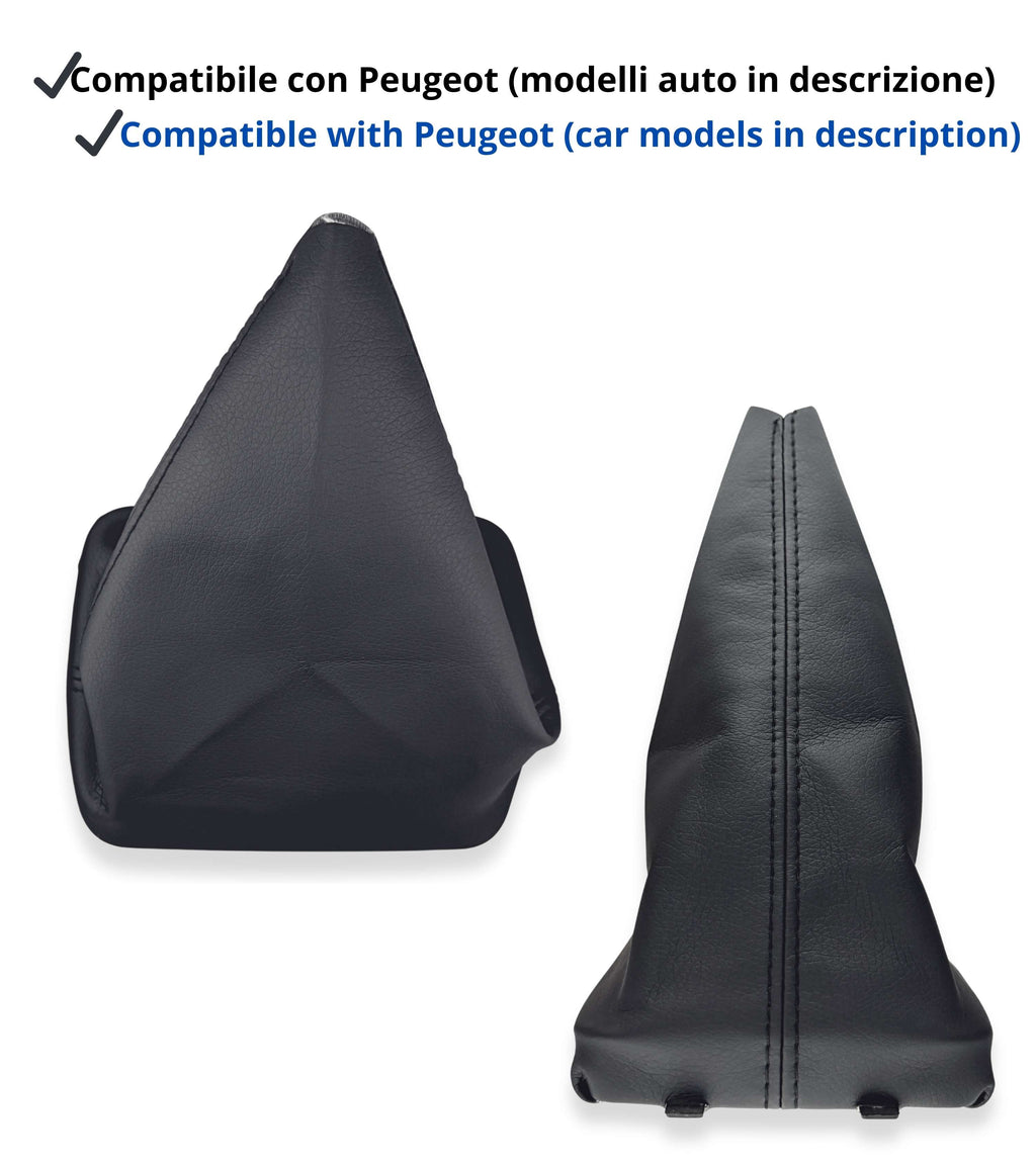 Cuffia e Ghiera di Ritenzione per Leva Cambio Compatibile con Peugeot 206 1998–2013, 206+ 2009–2013, 406 1995–2004, Verifica codici OEM OM 7588.PC