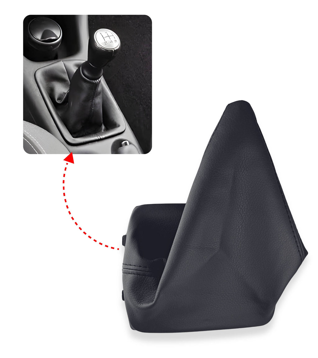 Cuffia e Ghiera di Ritenzione per Leva Cambio Compatibile con Peugeot 206 1998–2013, 206+ 2009–2013, 406 1995–2004, Verifica codici OEM OM 7588.PC