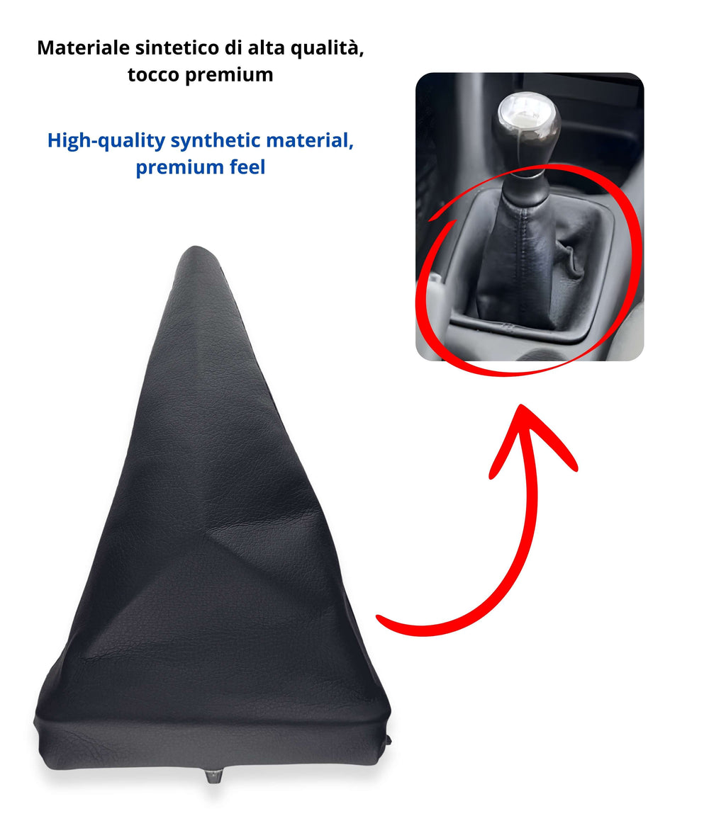 Cuffia e Ghiera di Ritenzione per Leva Cambio Compatibile con Peugeot 206 1998–2013, 206+ 2009–2013, 406 1995–2004, Verifica codici OEM OM 7588.PC