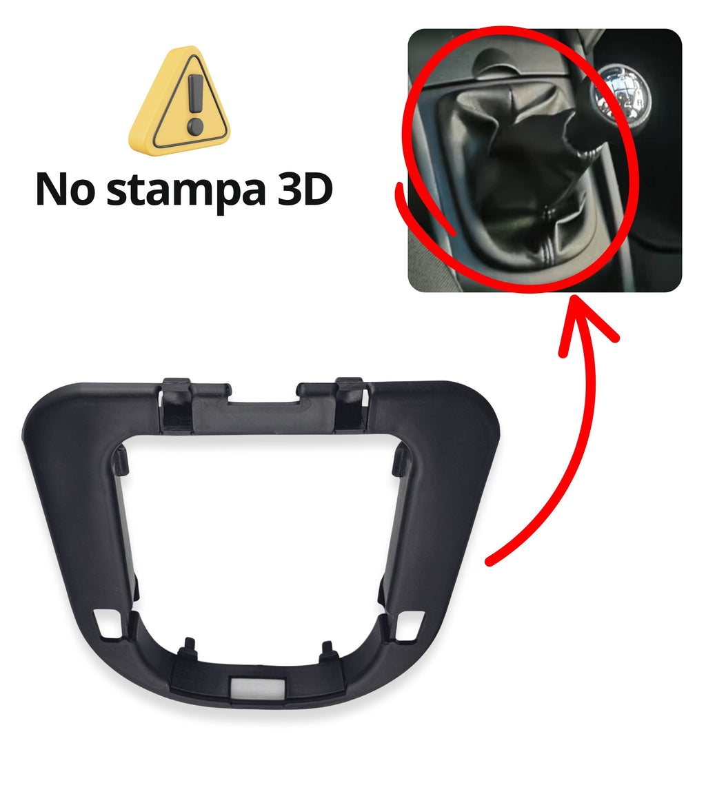Ghiera di Ritenzione per Cuffia Leva Cambio Compatibile con Peugeot 207 307 308 607, Telaio Interno in ABS, Verifica Codici Oem, Forma e Ganci