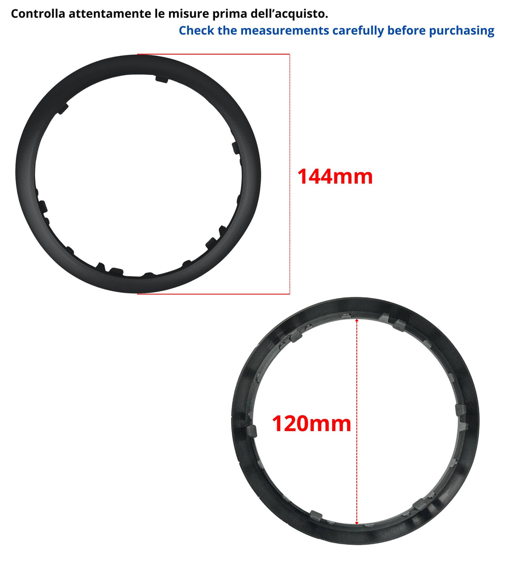 Kit Pomello Cambio 5 Marce, Cuffia Compatibile con Citroen C3 2003-2009, C2 2003-2010 con Cornice Nera, Ghiera di Ritenzione e Adattatore Leva Cambio