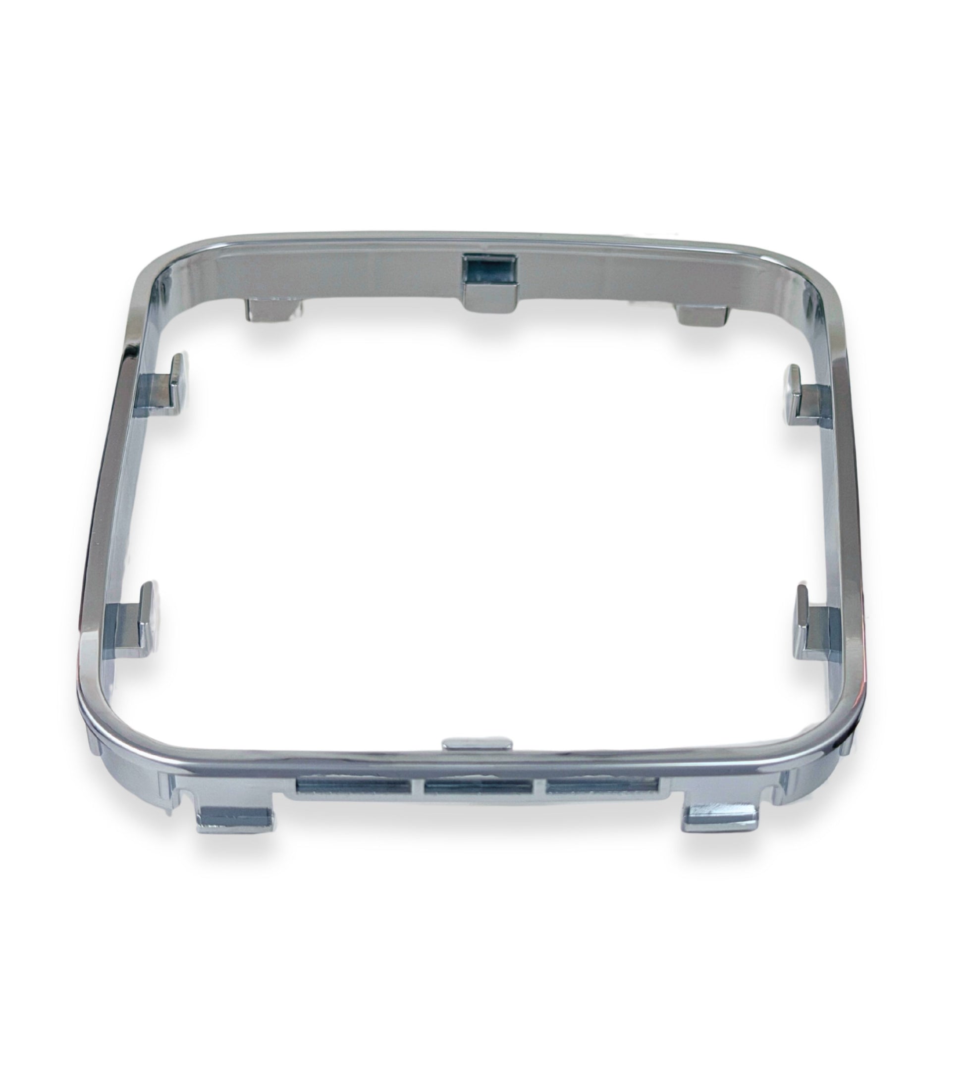 Cornice Esterna per Cuffia Leva Cambio Compatibile con Opel Zafira B 2005–2014, Colore Argento Lucido, Compatibile con OEM 55354140