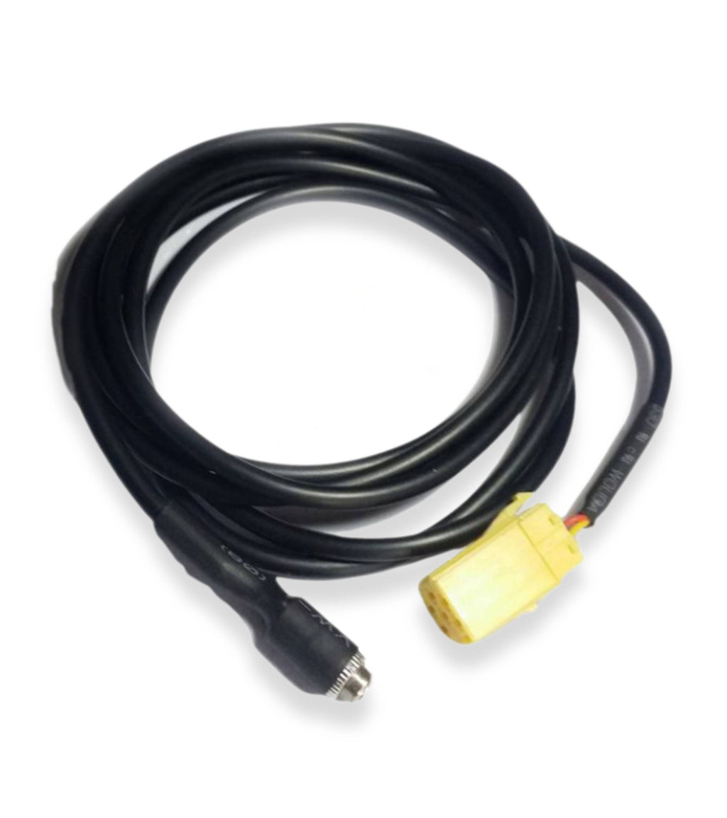 Cavo AUX Jack Femmina 3,5mm Compatibile con Radio Blaupunkt con Connettore Giallo, Compatibile con Fiat Grande Punto 500 Panda Lancia Ypsilon Alfa