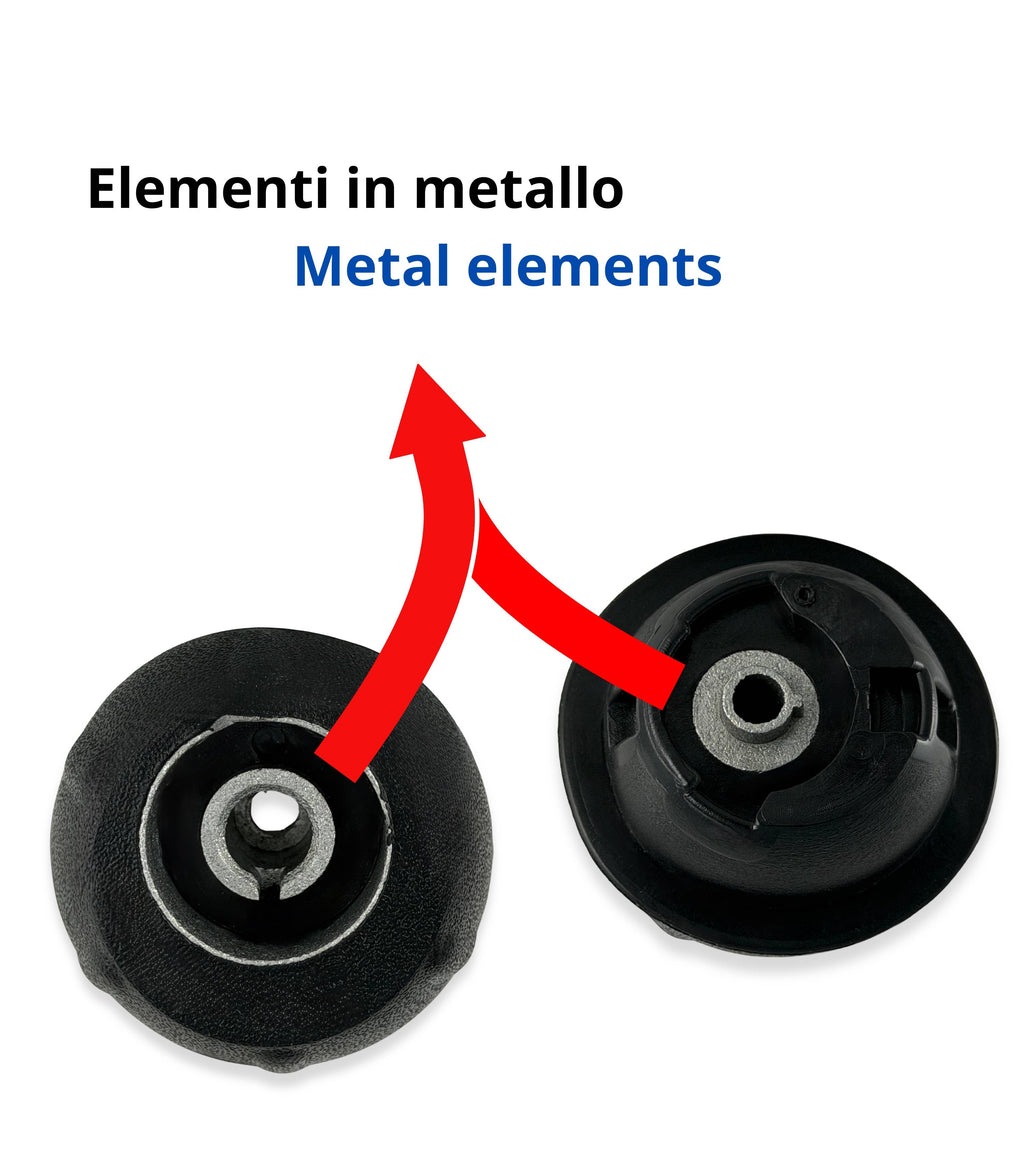 Pomello Leva Cambio 5 Marce Compatibile con Fiat 500 312 e 500C 2007–2018, Colore Argento e Lente Rossa, Foro Interno in Metallo, OEM 55344048
