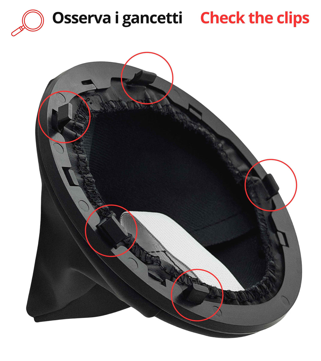 Kit Cuffia Leva Cambio con Cornice Nero Lucido Cromato e Ghiera Compatibile con Fiat 500 (312) e 500C dal 2007, Compatibile con OEM 50295851 50295325