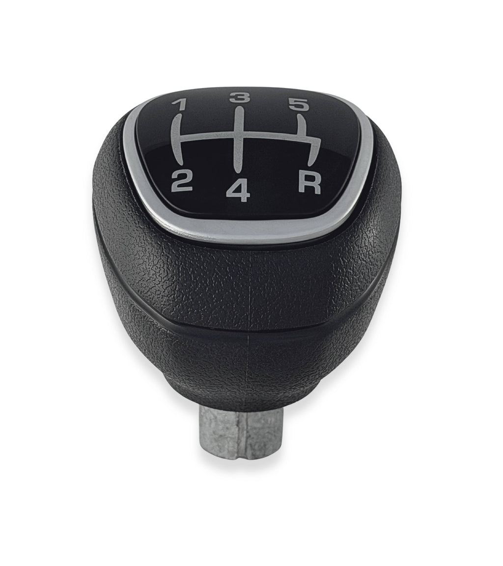Pomello Leva Cambio 5 Marce Compatibile con Lancia Ypsilon 3ª Serie (846) dal 2015, per OEM 6930522, Solo Modelli Benzina, con Retromarcia a Siringa