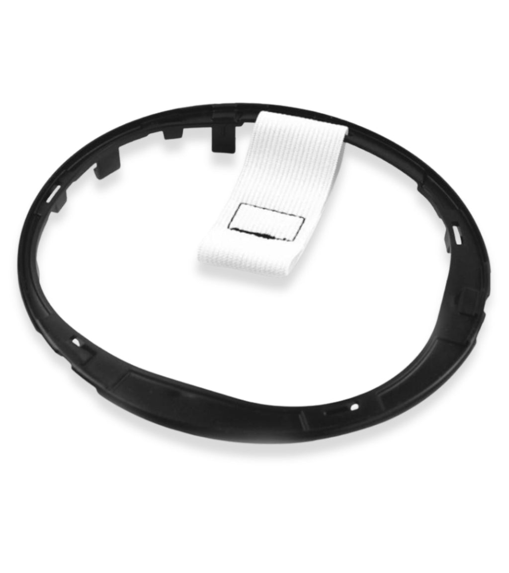 Ghiera di Ritenzione per Cuffia Leva Asta del Cambio Compatibile con Fiat 500 (312) 500C dal 2007, Cornice Interna per OEM 50295851 50295325 55344016