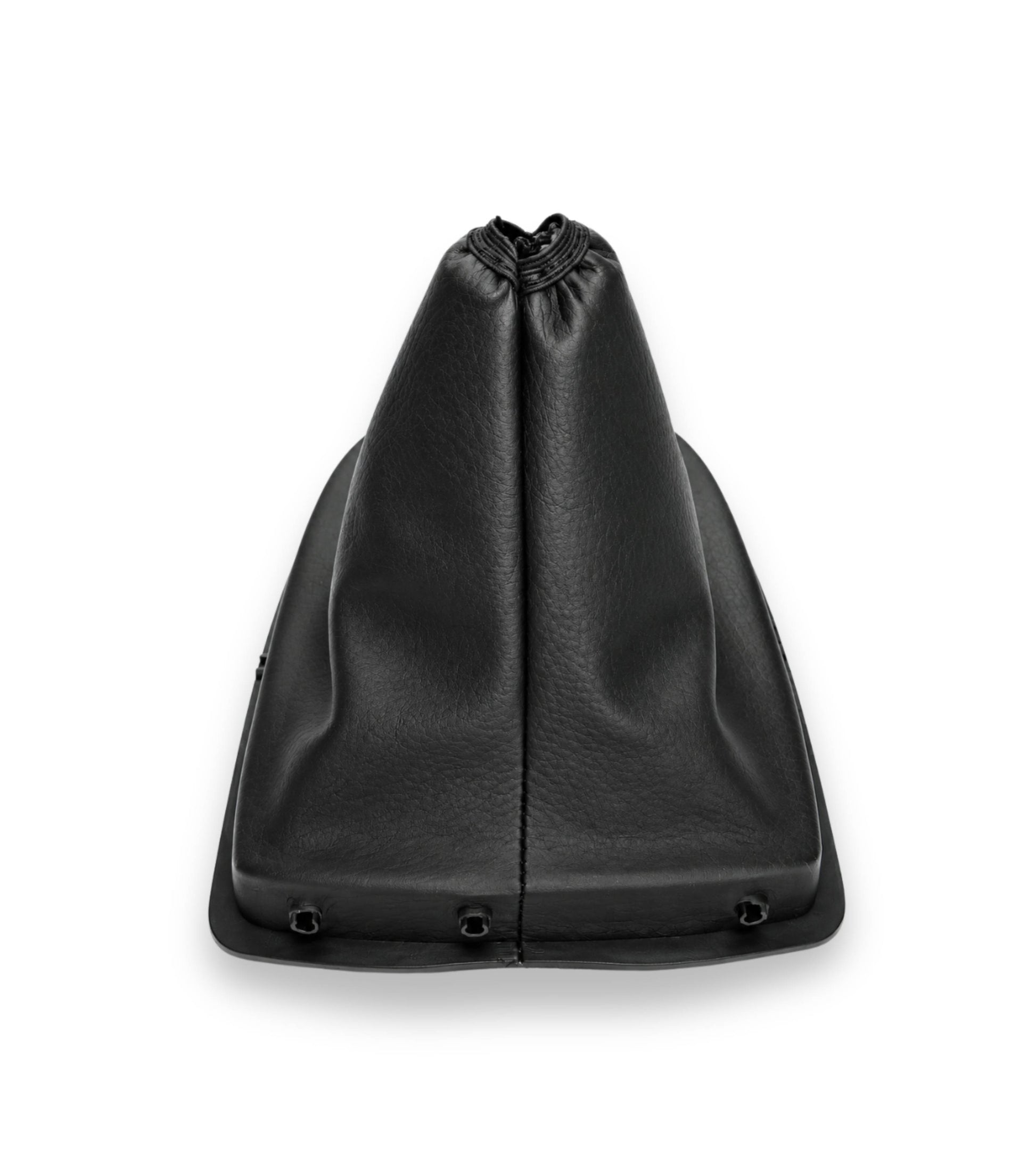 Cuffia  per Leva Cambio con Ghiera di Ritenzione Compatibile con Peugeot 308 MK1 2008-2014 Colore Nero con Cuciture Nere OEM 9684581680 9660633177