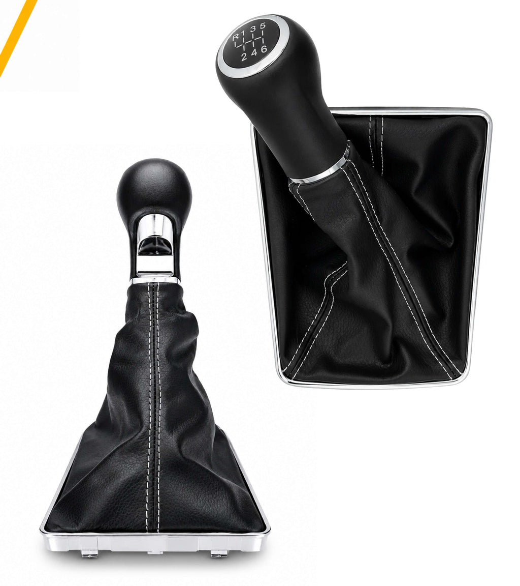 Kit Pomello Cambio 6 Marce Cuffia Compatibile con Opel Astra H 2004-2012 Completo di Supporto Leva Cambio Boccola Superiore OEM 8026651283 8026651202