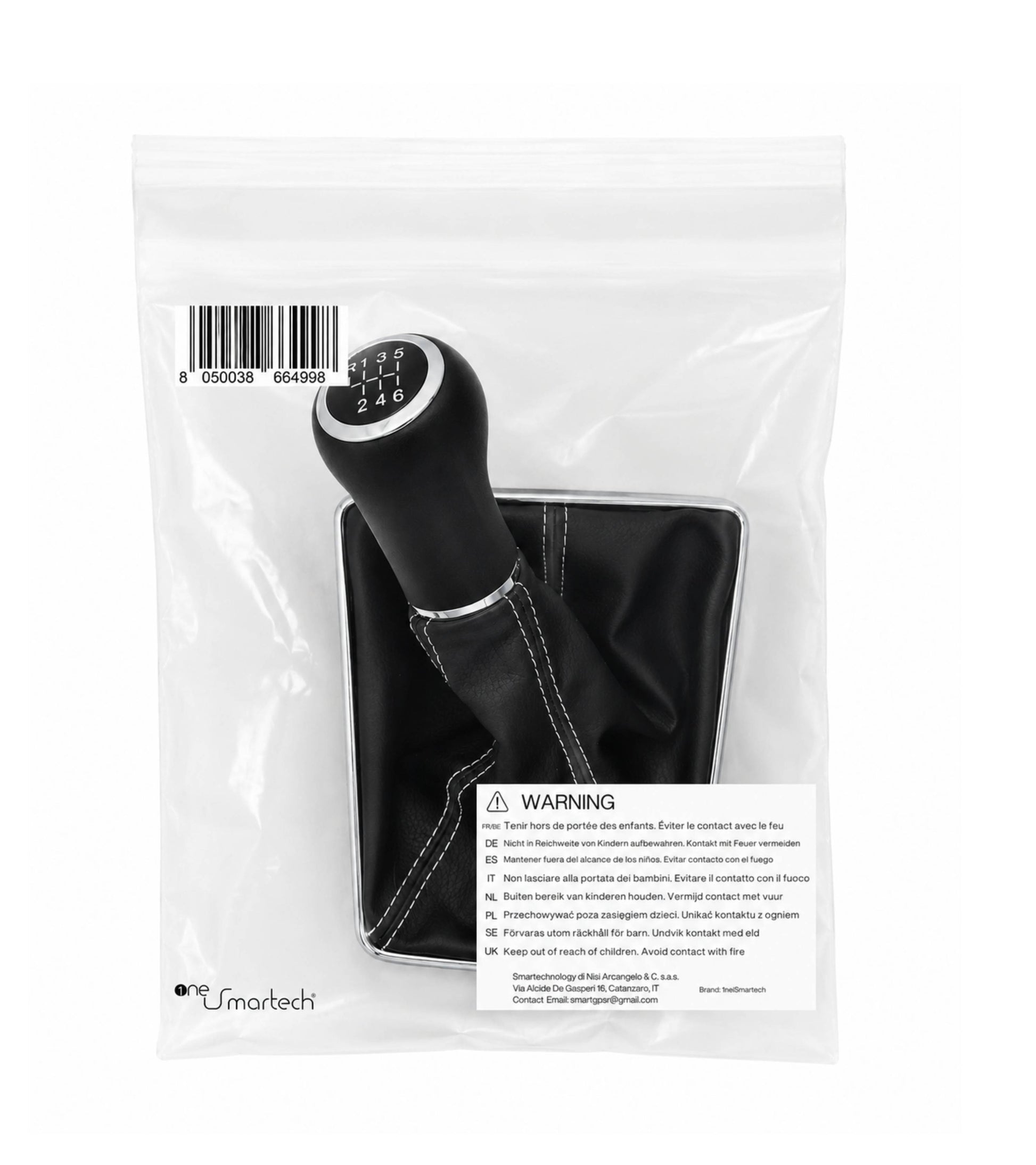 Kit Pomello Cambio 6 Marce Cuffia Compatibile con Opel Astra H 2004-2012 Completo di Supporto Leva Cambio Boccola Superiore OEM 8026651283 8026651202