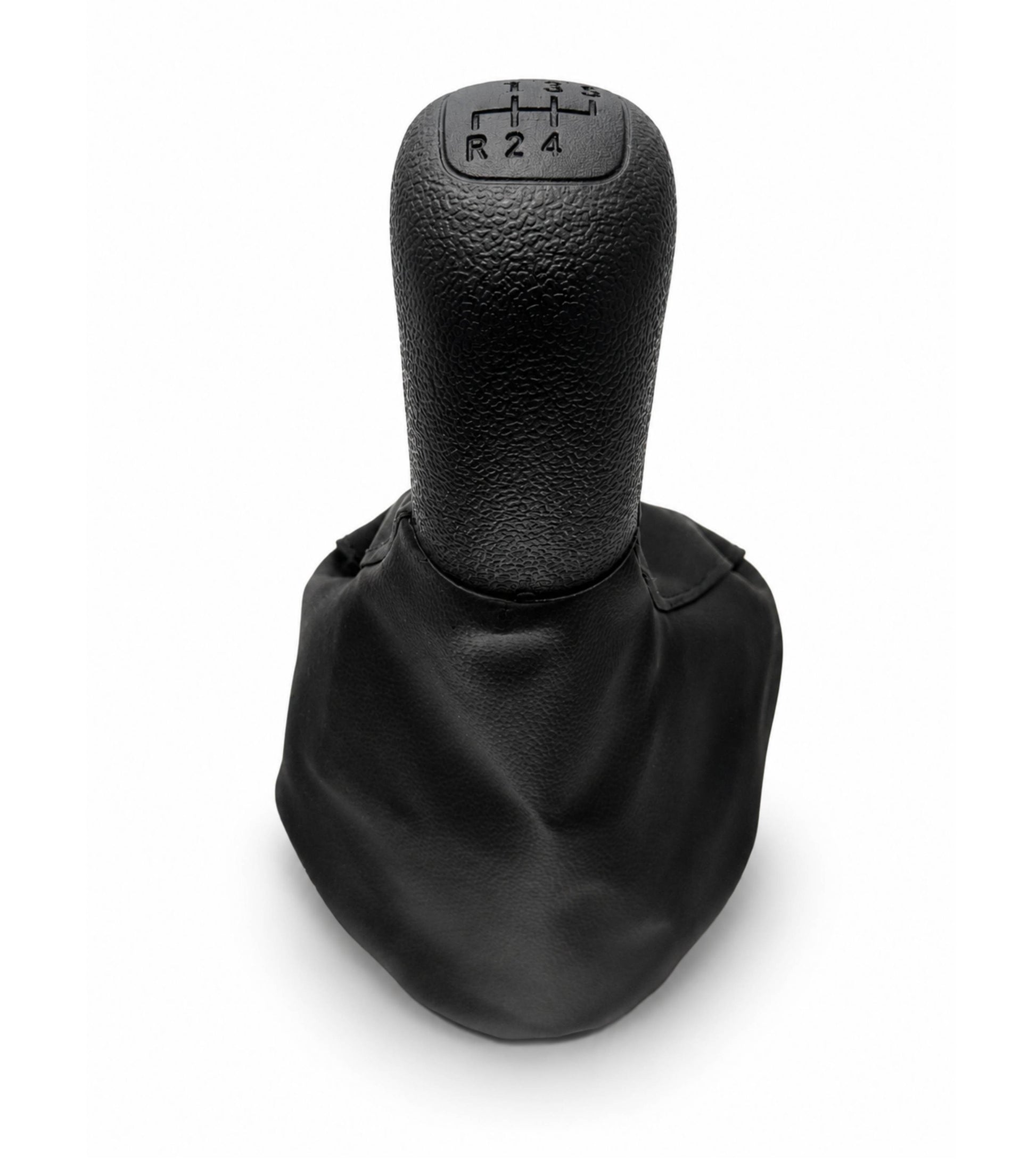 Kit Pomello Cambio 5 Marce con Cuffia Compatibile con Mercedes Vito Viano W638 1996-2003 1° Genereazione, per OEM A0002670010, Nero con Elastico