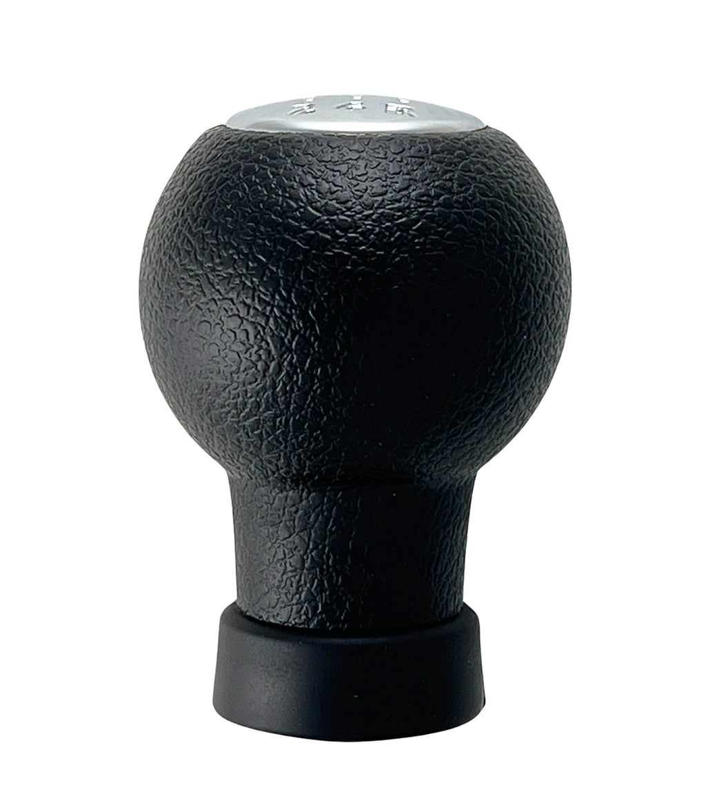 Pomello Cambio 5 Marce Compatibile con Suzuki Splash EX 2008-2012 Filettato, foro con diametro 12mm Placca Cromata Argento solo per Leva Cilindrica