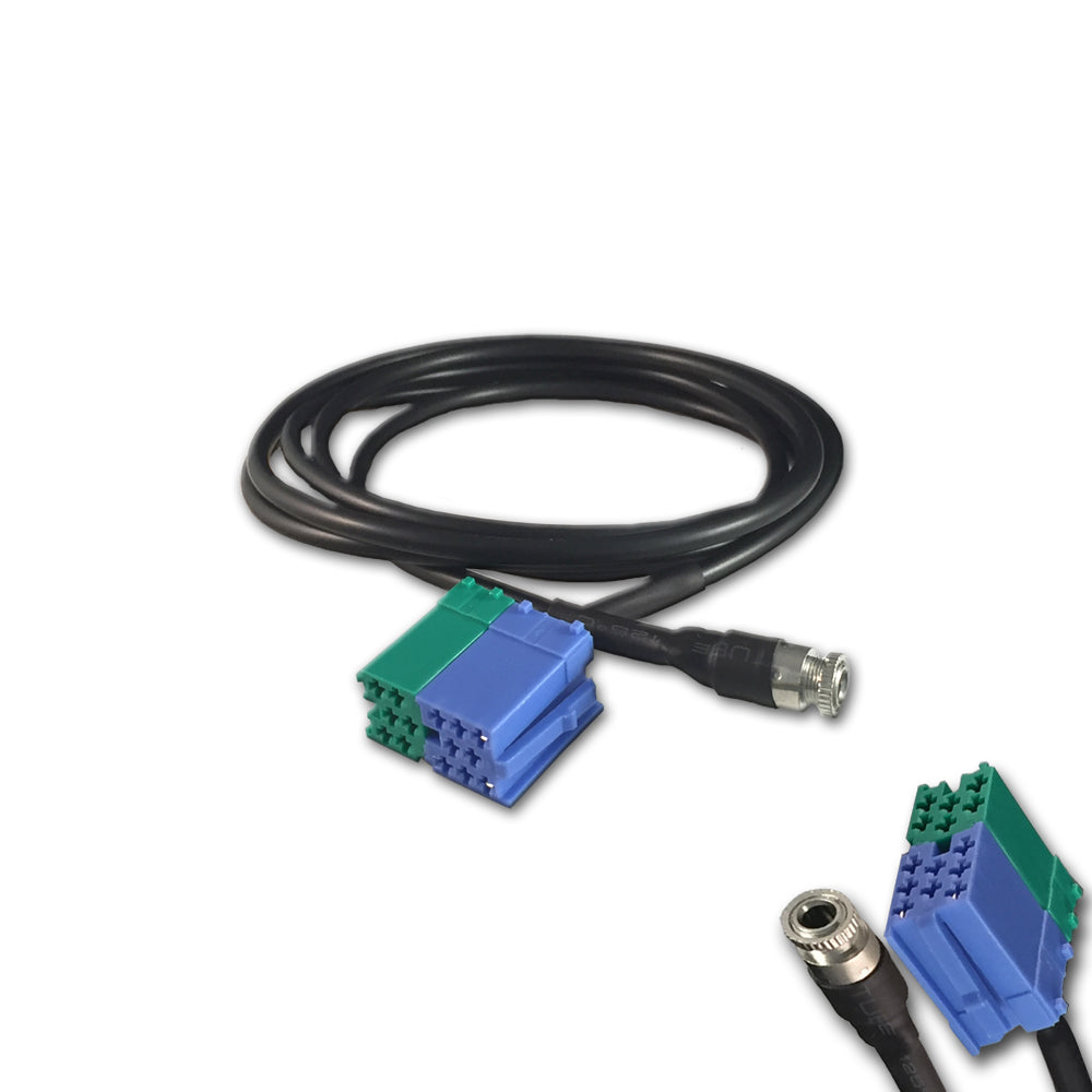 Cavo AUX jack femmina 150 cm compatibile con Fiat Bravo dal 2007 per autoradio Visteon