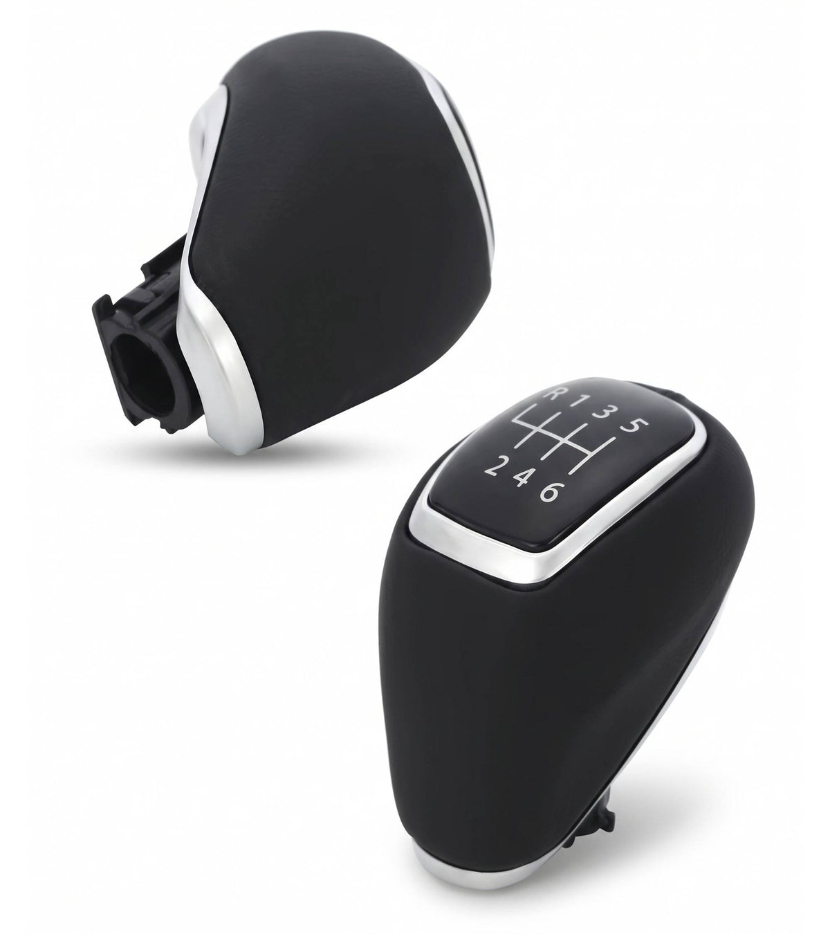 Pomello Leva Cambio 6 Marce Manuale Compatibile con Hyundai Tucson I20 I30 Elantra Venue, Finitura Satinata