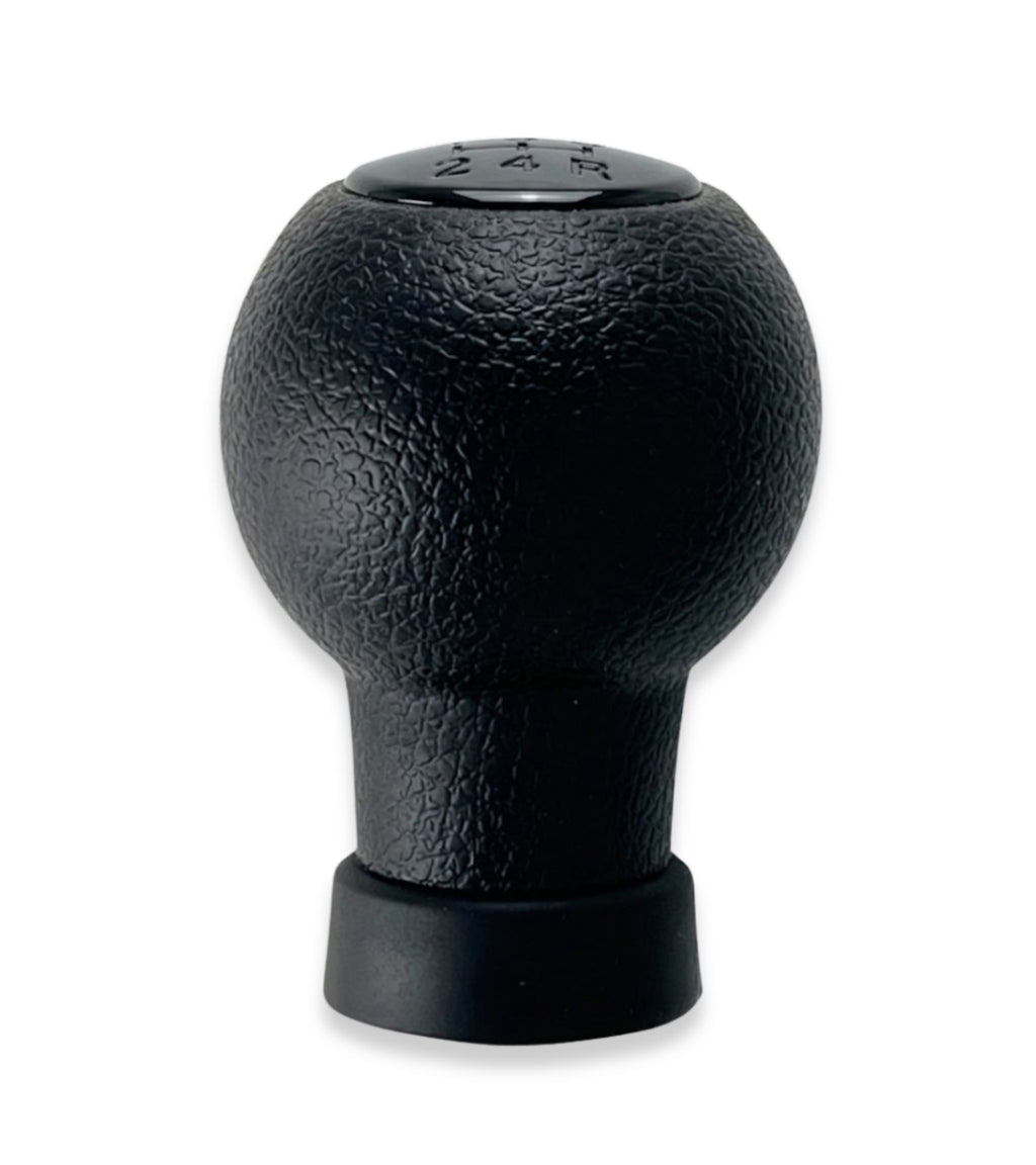 Pomello Cambio 5 Marce Compatibile con Suzuki Splash EX 2008-2012 Filettato, foro con diametro 12mm, Placca Nera Lucida, solo per Leva Cilindrica