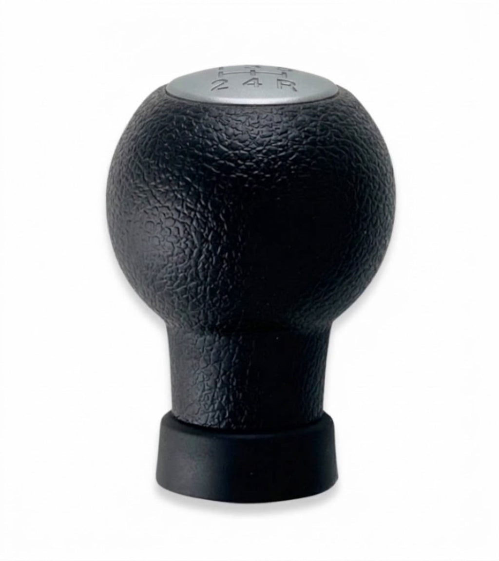Pomello Cambio 5 Marce Compatibile con Suzuki Splash EX 2008-2012 Filettato, foro con diametro 12mm Placca Grigia solo per Leva Cilindrica