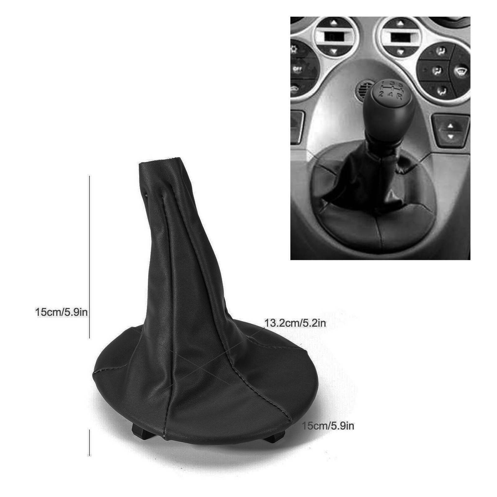 GEAR LEVER HEADPHONES AND RING COMPATIBLE WITH FIAT PANDA 500 OEM 71775051 (BLACK)