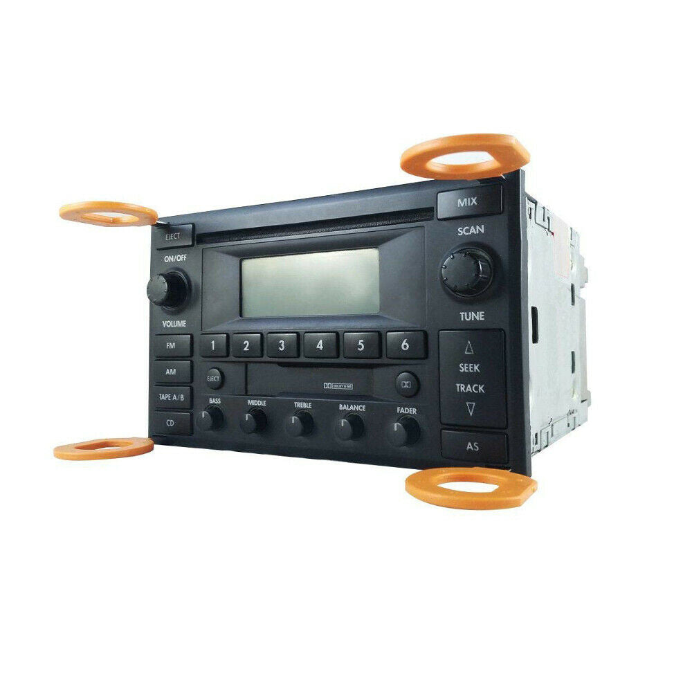 CHIAVI ESTRAZIONE ACCIAIO SMONTAGGIO AUTORADIO VW AUDI MERCEDES SEAT SKODA FORD