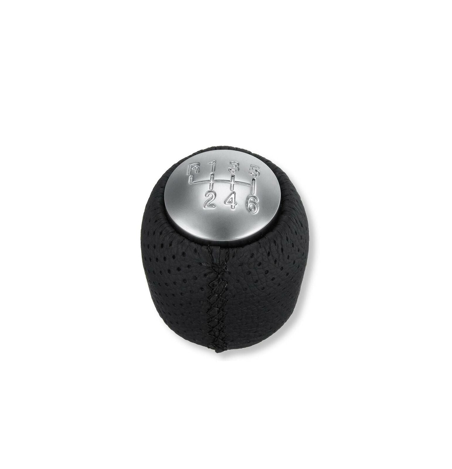 6-SPEED GEAR KNOB COMPATIBLE WITH ALFA 159 SPIDER BRERA WITH BLACK STITCHING