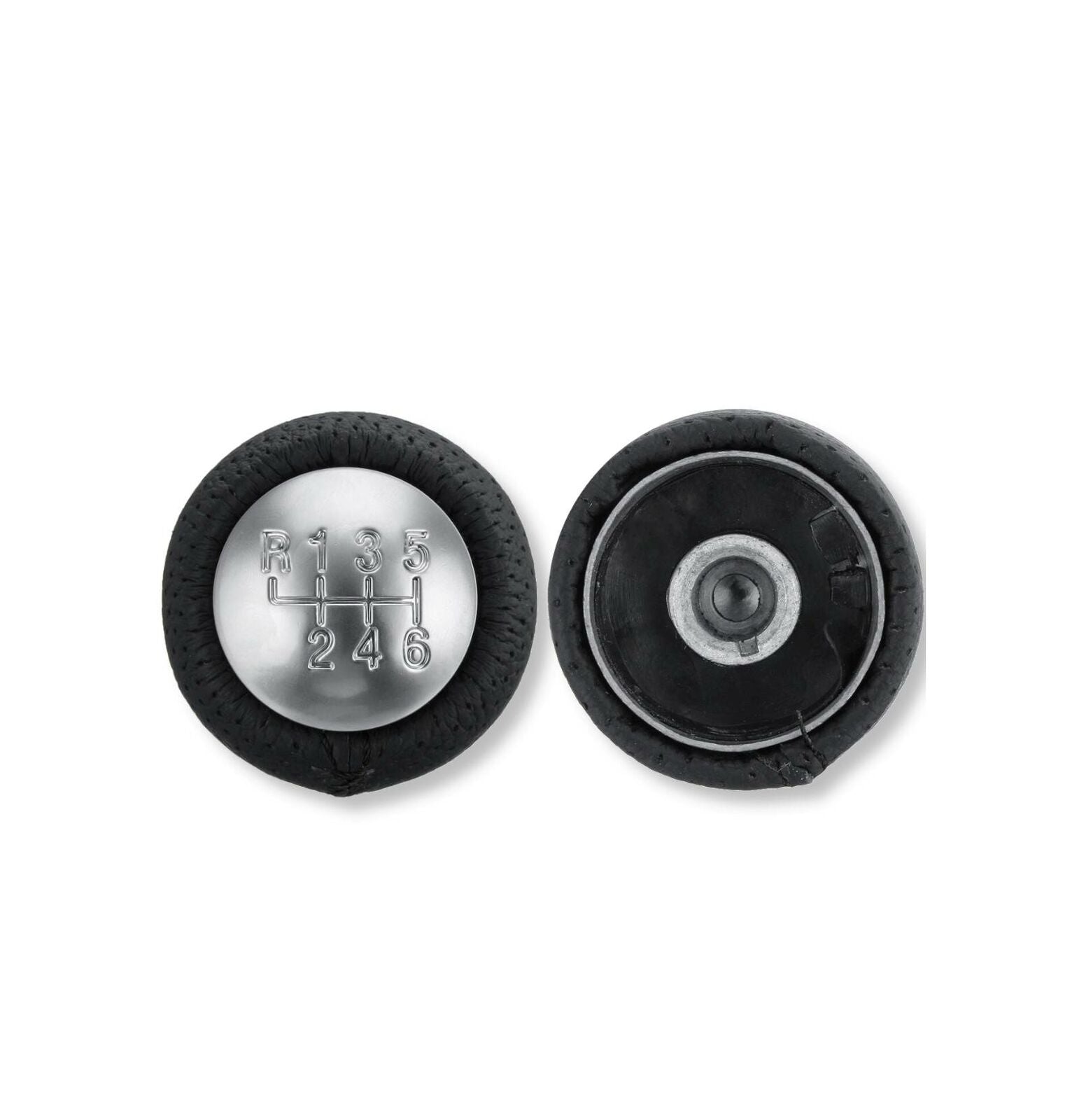 6-SPEED GEAR KNOB COMPATIBLE WITH ALFA 159 SPIDER BRERA WITH BLACK STITCHING