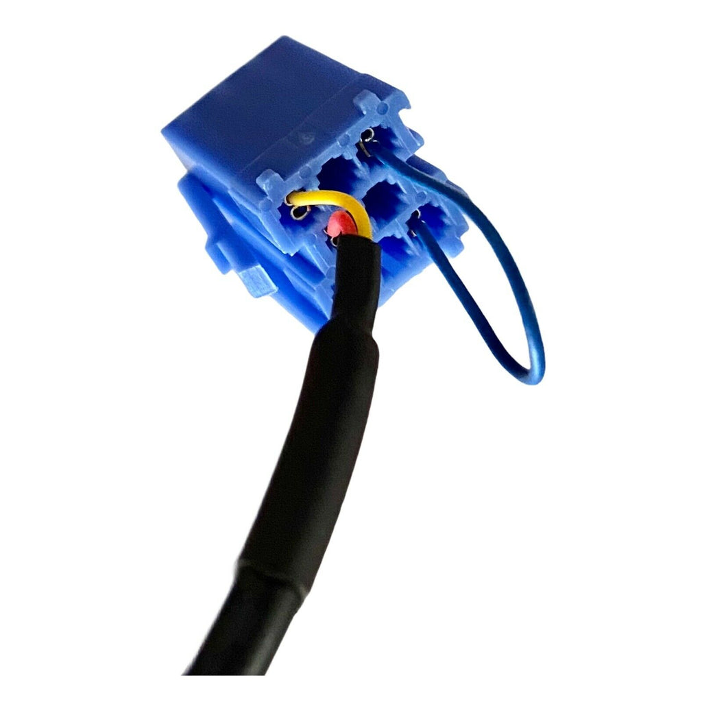 Cavo Aux Con Ponticello Jack Maschio 3,5mm per Autoradio Stereo No Source Available Radio Delphi Bosch Compatibile con Fiat 500 Punto Evo Grande Punto Evo Panda Lancia Y