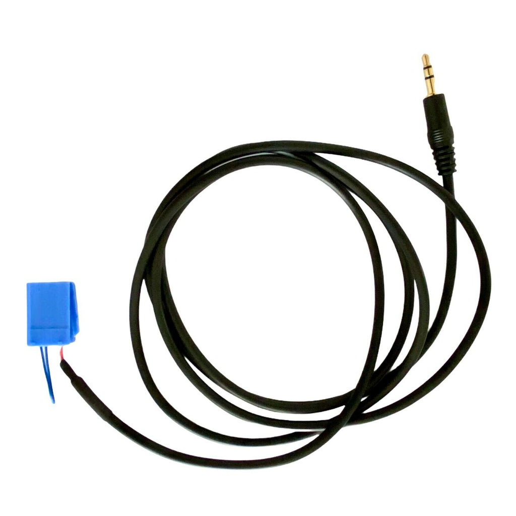 Cavo Aux Con Ponticello Jack Maschio 3,5mm per Autoradio Stereo No Source Available Radio Delphi Bosch Compatibile con Fiat 500 Punto Evo Grande Punto Evo Panda Lancia Y