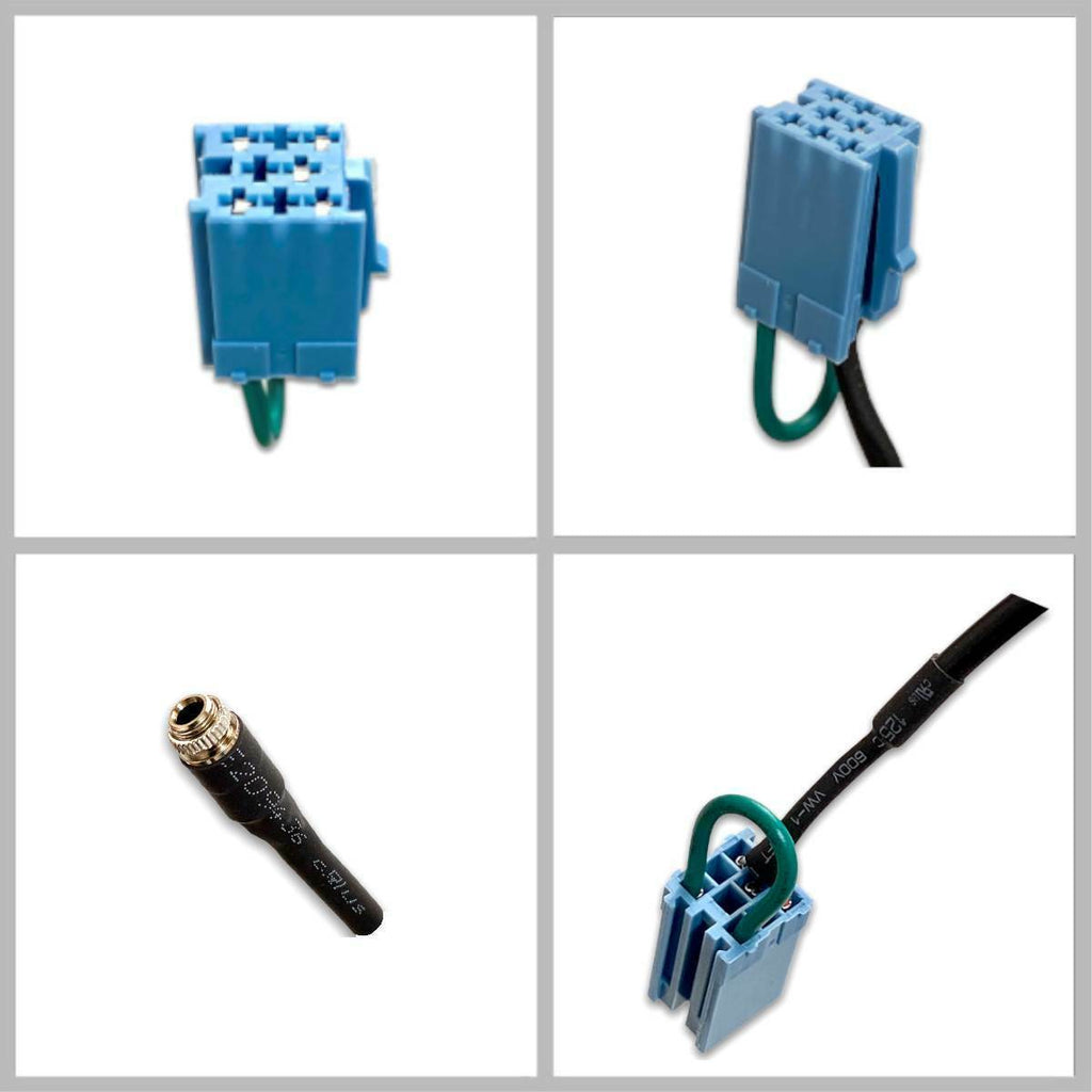 AUX JUMPER CABLE FEMALE JACK AND EXTRACTION KIT DELPHI BOSCH NO SOURCE AVAILABLE