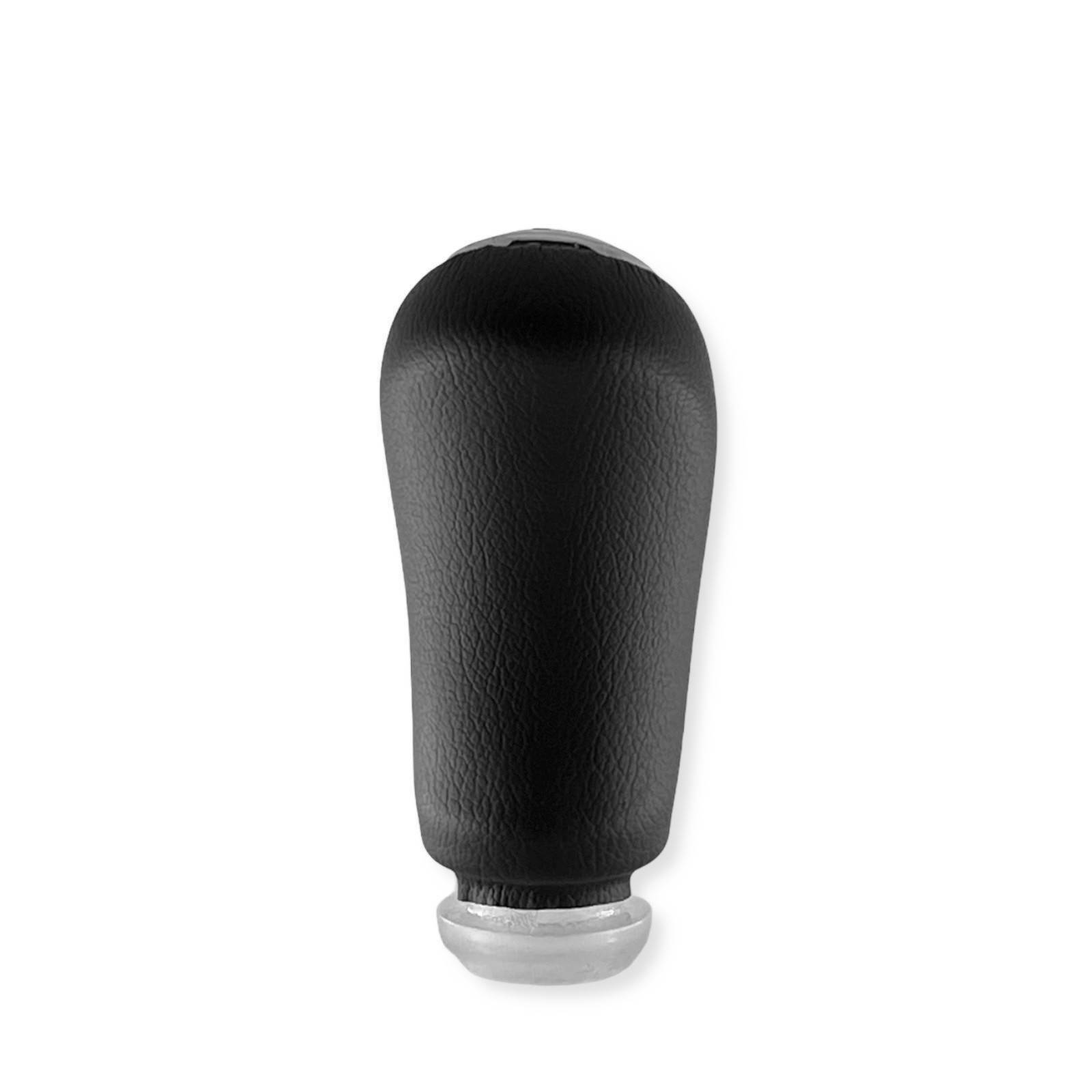 Pomello Leva Cambio Manuale 5 Marce Compatibile con Renault Megane Clio Scenic Cuciture Bianche