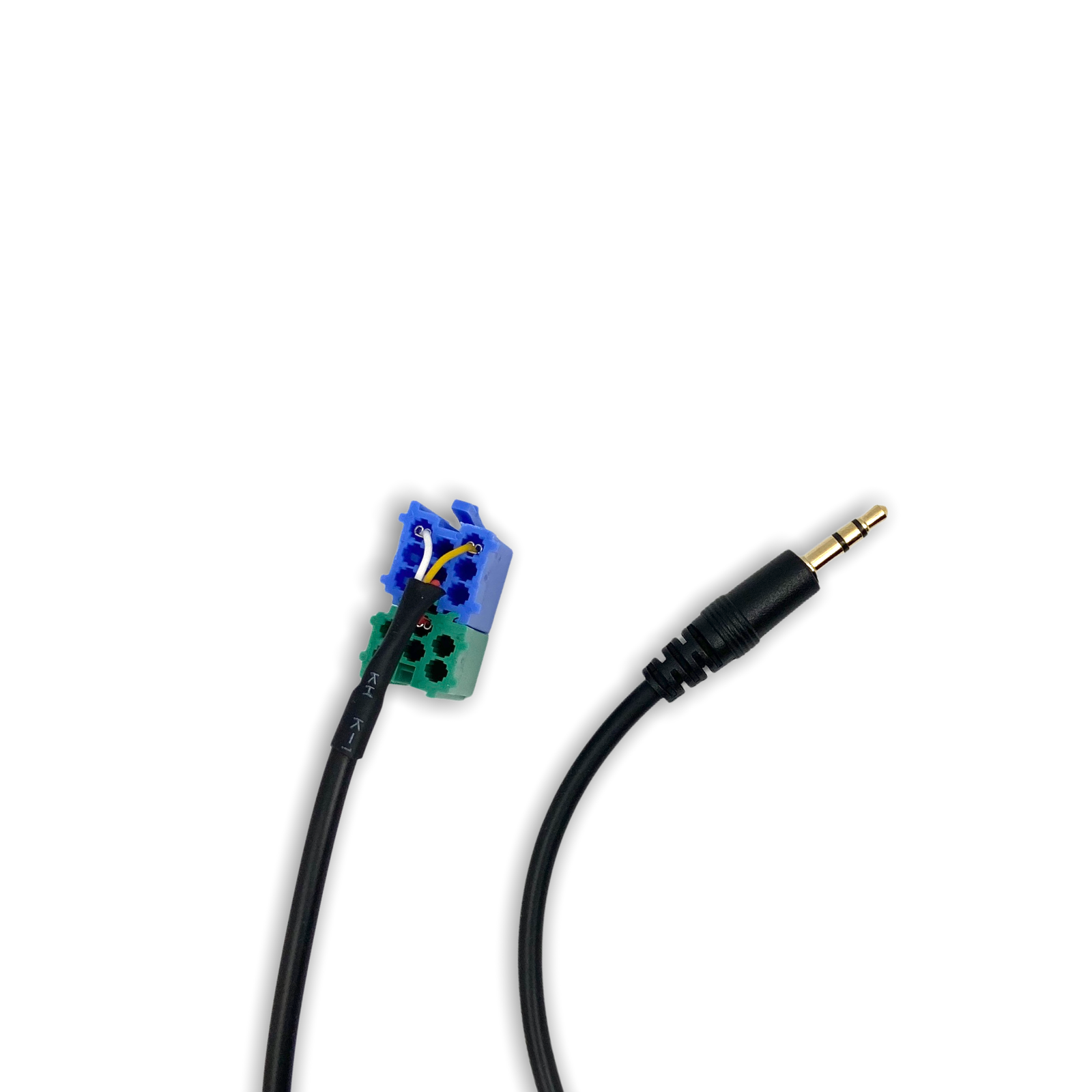 Cavo Funzione Aux con Jack Maschio da 3,5mm Per Autoradio Visteon Compatibile con Fiat Bravo Dal 2007 per Ingresso Smartphone
