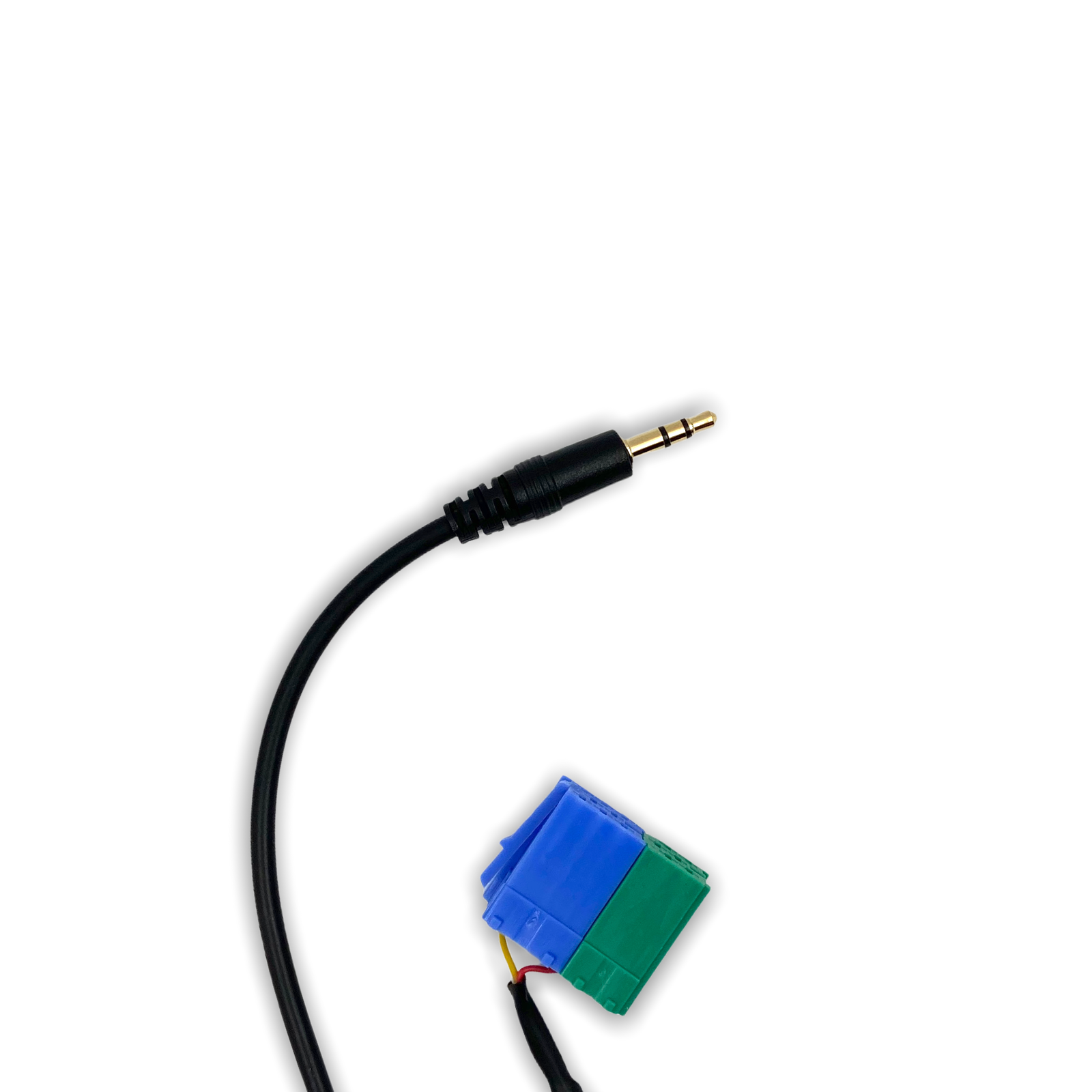 Cavo Funzione Aux con Jack Maschio da 3,5mm Per Autoradio Visteon Compatibile con Fiat Bravo Dal 2007 per Ingresso Smartphone