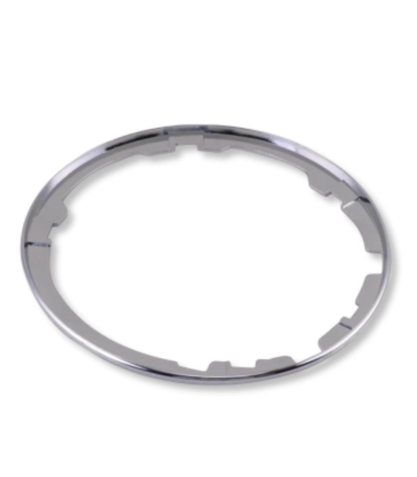 SILVER CHROME FRAME RING FOR GEAR COVER GAITER FIAT 500 COD. 71775051 