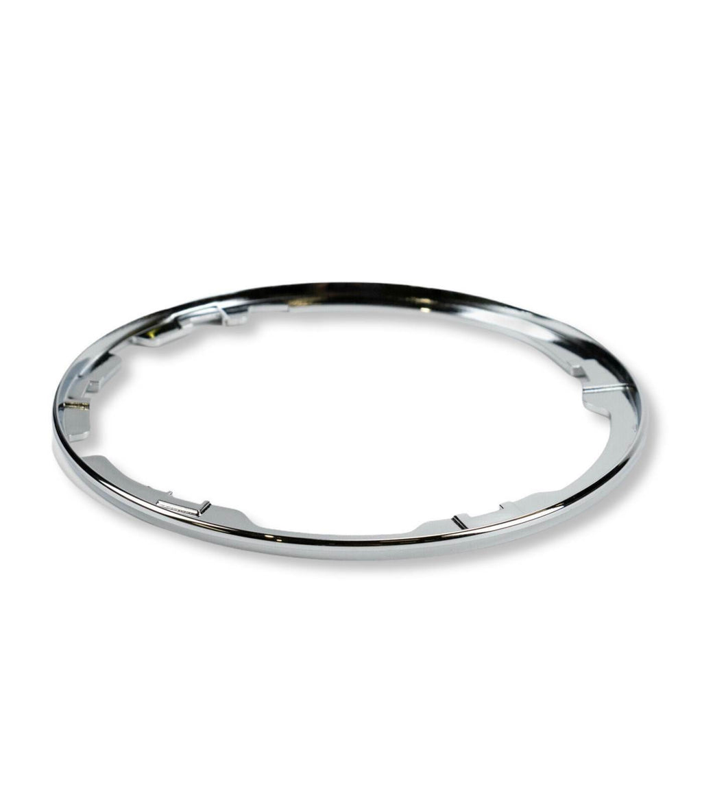SILVER CHROME FRAME RING FOR GEAR COVER GAITER FIAT 500 COD. 71775051 