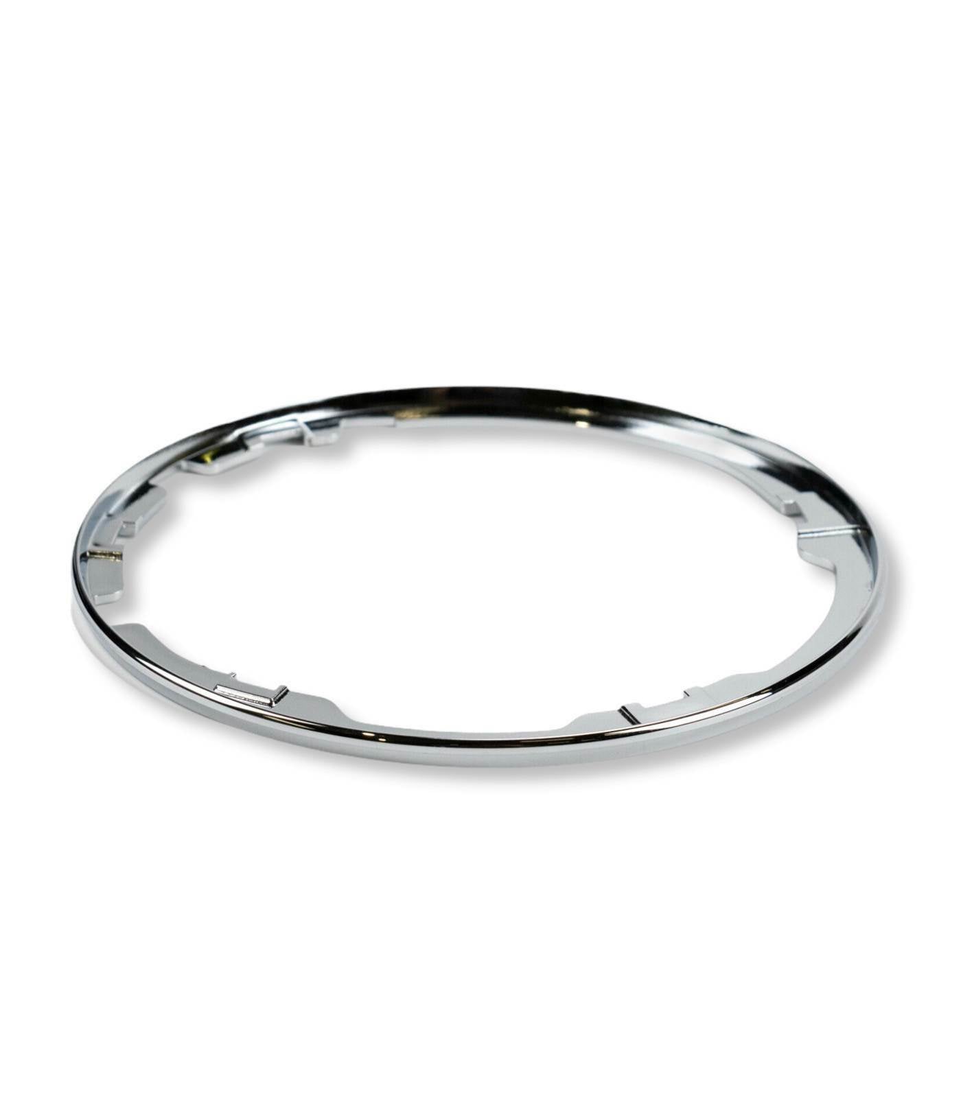 SILVER CHROME FRAME RING FOR GEAR COVER GAITER FIAT 500 COD. 71775051 