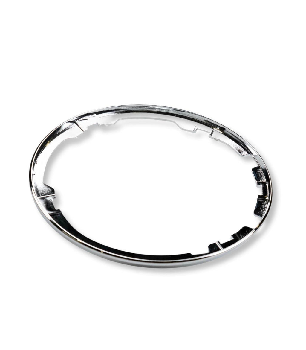SILVER CHROME FRAME RING FOR GEAR COVER GAITER FIAT 500 COD. 71775051 