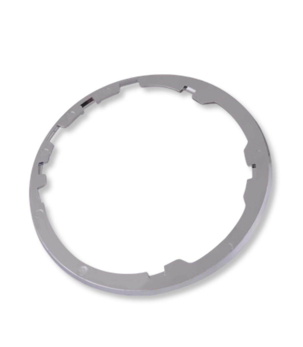 SILVER CHROME FRAME RING FOR GEAR COVER GAITER FIAT 500 COD. 71775051 