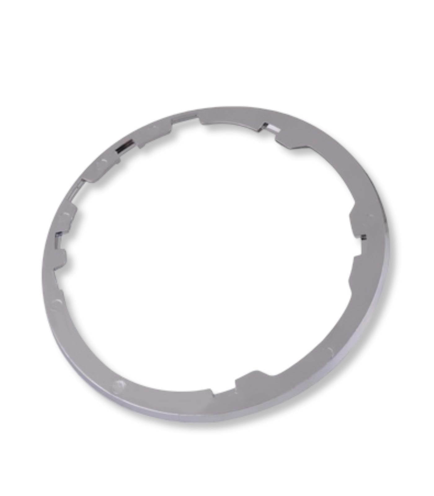 SILVER CHROME FRAME RING FOR GEAR COVER GAITER FIAT 500 COD. 71775051 