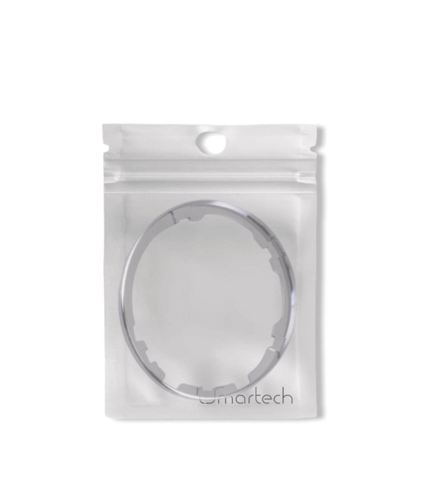 SILVER CHROME FRAME RING FOR GEAR COVER GAITER FIAT 500 COD. 71775051 