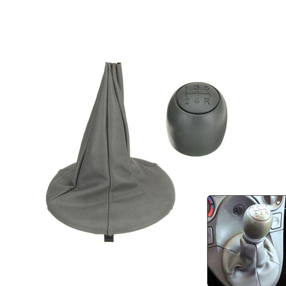 5-SPEED GEAR KNOB + HEADPHONES + RETAINING RING FOR FIAT PANDA 500 500C