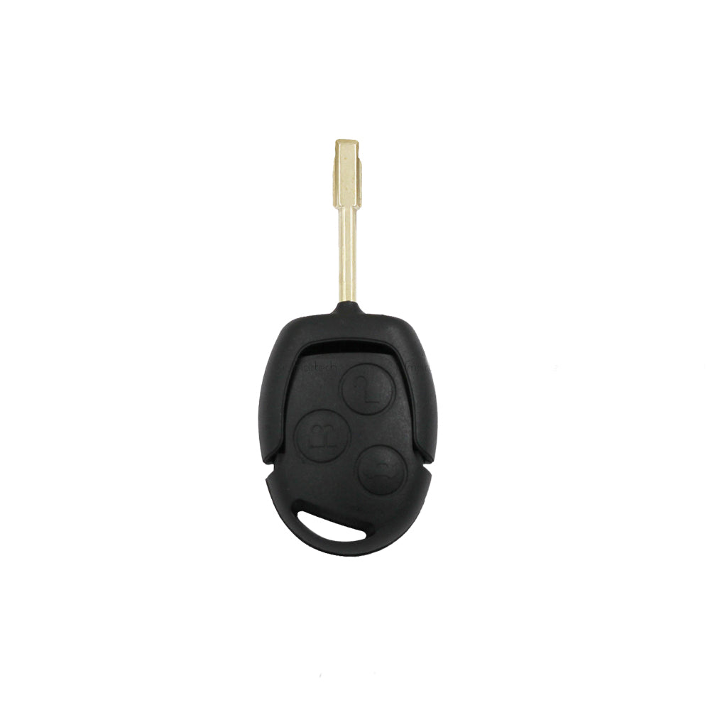 Chiave Guscio Scocca e Lama Telecomando 3 Tasti Compatibile con Ford Fiesta Focus Mondeo Ka Transit