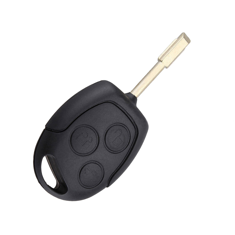 Chiave Guscio Scocca e Lama Telecomando 3 Tasti Compatibile con Ford Fiesta Focus Mondeo Ka Transit