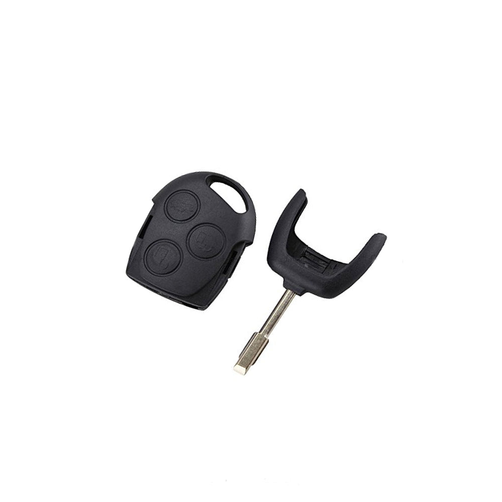 Chiave Guscio Scocca e Lama Telecomando 3 Tasti Compatibile con Ford Fiesta Focus Mondeo Ka Transit