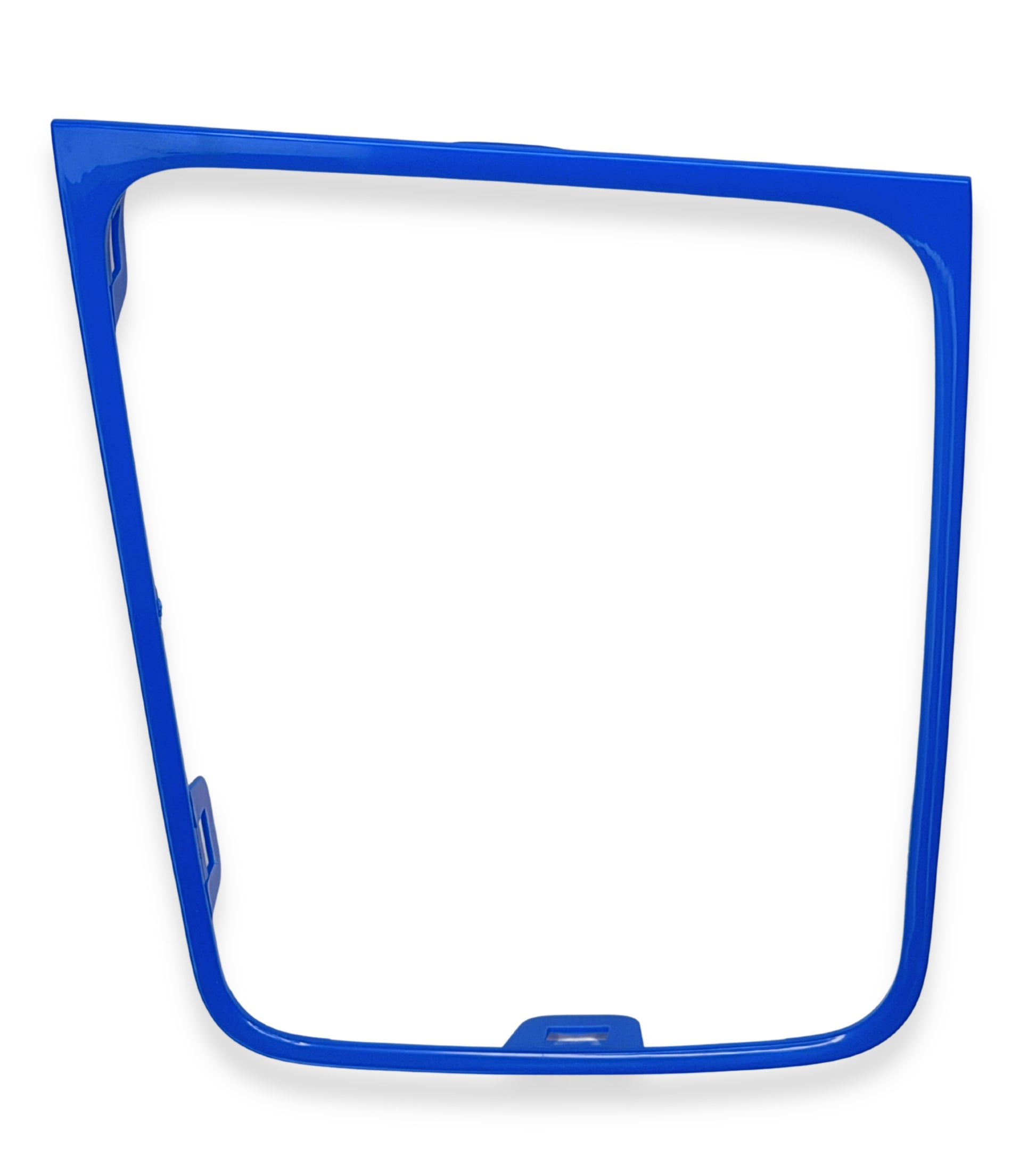 Cornice per Cuffia Leva Cambio Automatico, Colore Blu Lucido, Compatibile con Volkswagen Golf 7 e Golf 7.5 (VII) 2012-2020, Solo Guida a Sinistra (LHD)