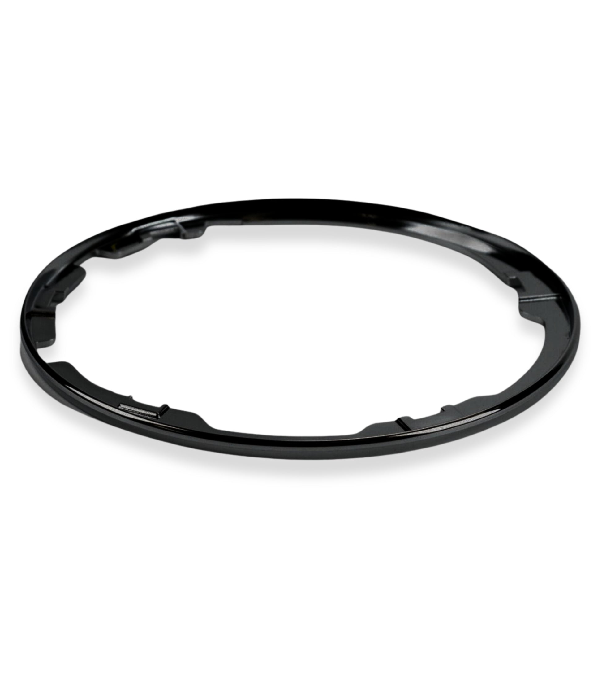 Cornice Esterna per Cuffia Leva Cambio Nero Lucido Cromato Compatibile con Fiat 500 500C 312 dal 2007, Telaio Fissaggio Cuffia, Verifica Codici OEM