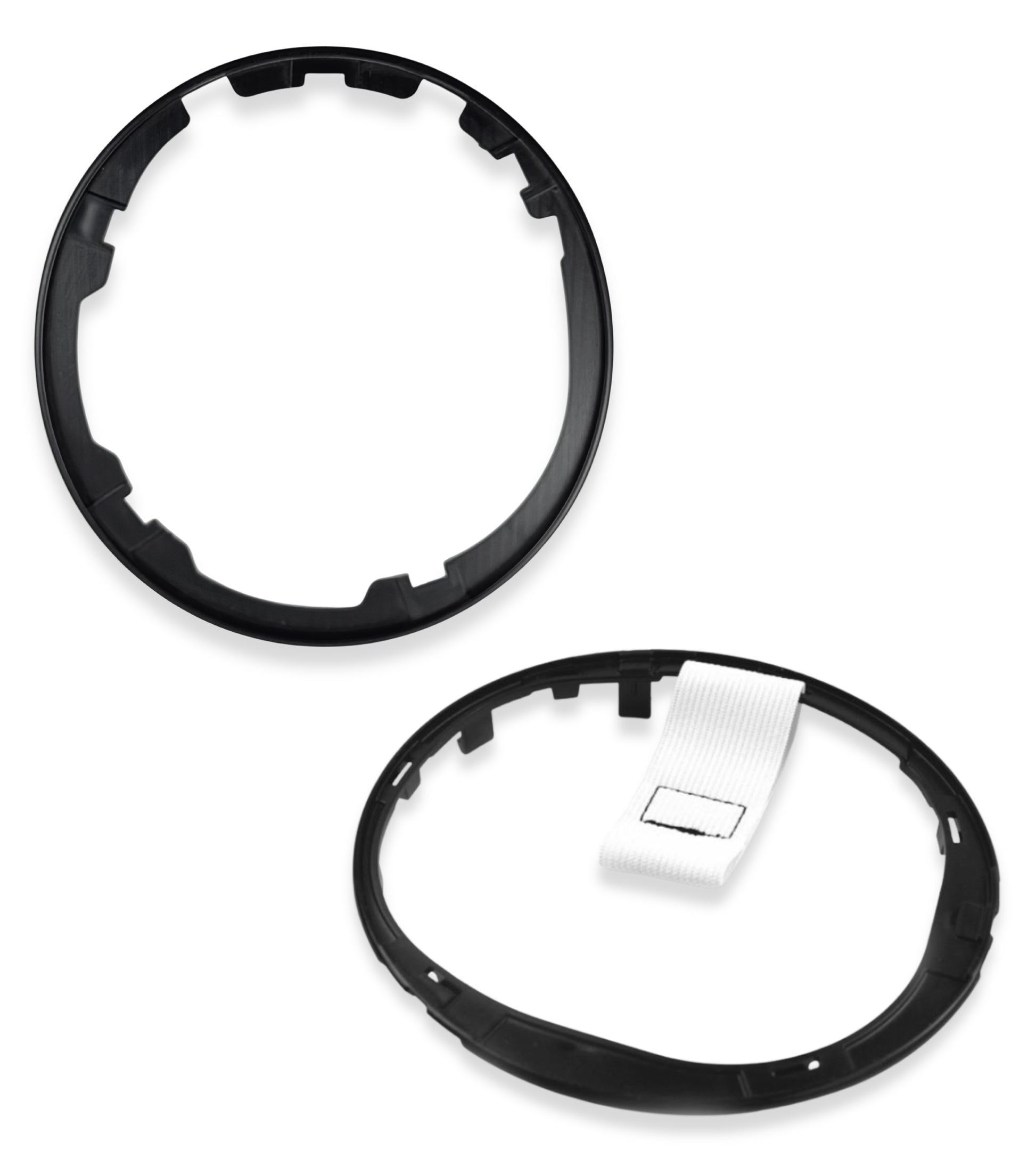 Kit Cornice Leva Cambio Nero Lucido e Ghiera di ritenzione Compatibile con Fiat 500 312, 500C dal 2007, per OEM 50295851, 50295325, 55344016, 50293173