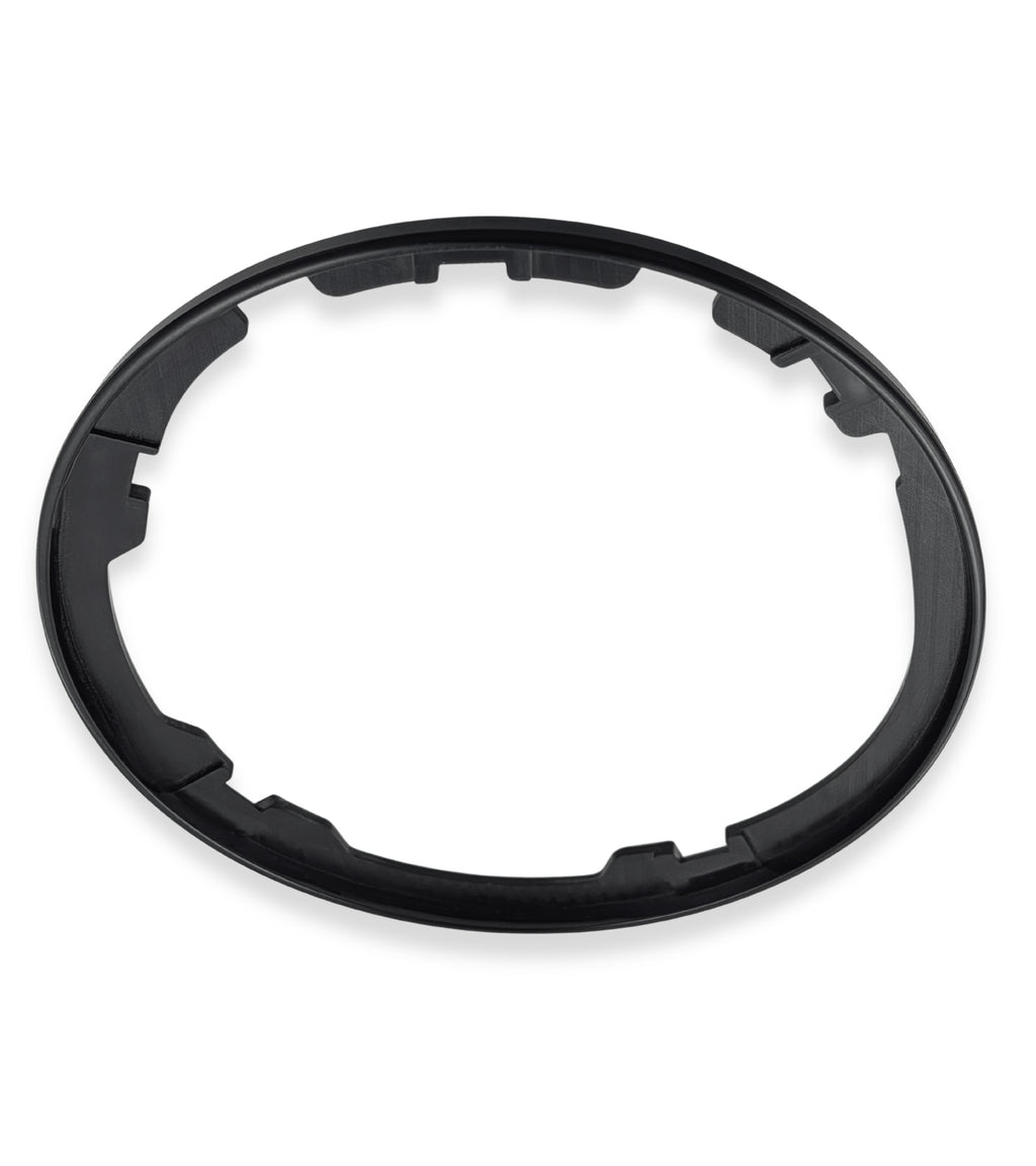 Cornice Esterna per Cuffia Leva Cambio Nero Lucido Cromato Compatibile con Fiat 500 500C 312 dal 2007, Telaio Fissaggio Cuffia, Verifica Codici OEM