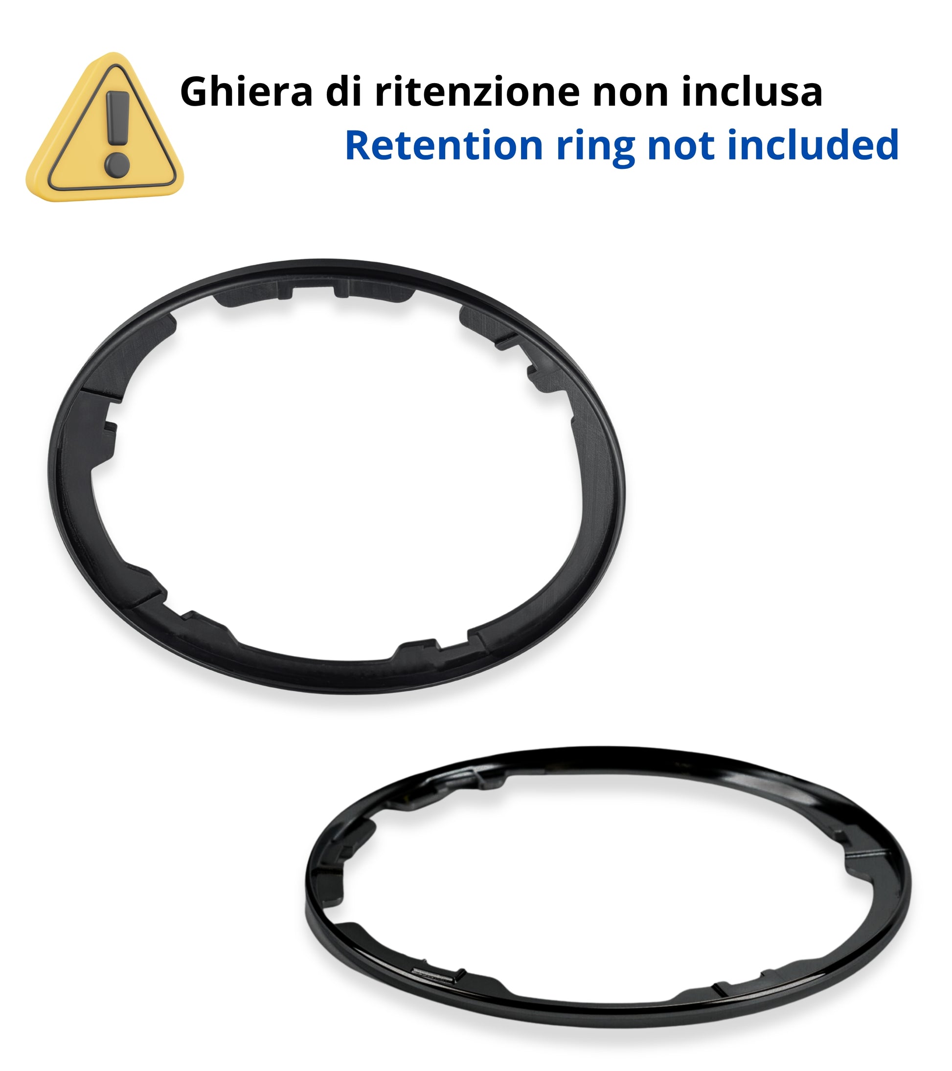 Cornice Esterna per Cuffia Leva Cambio Nero Lucido Cromato Compatibile con Fiat 500 500C 312 dal 2007, Telaio Fissaggio Cuffia, Verifica Codici OEM