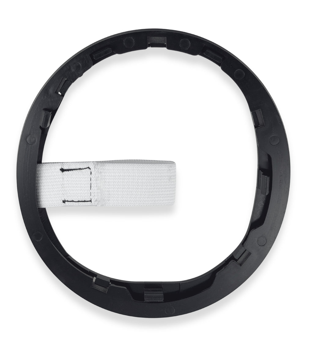 Kit Cornice Leva Cambio Nero Lucido e Ghiera di ritenzione Compatibile con Fiat 500 312, 500C dal 2007, per OEM 50295851, 50295325, 55344016, 50293173