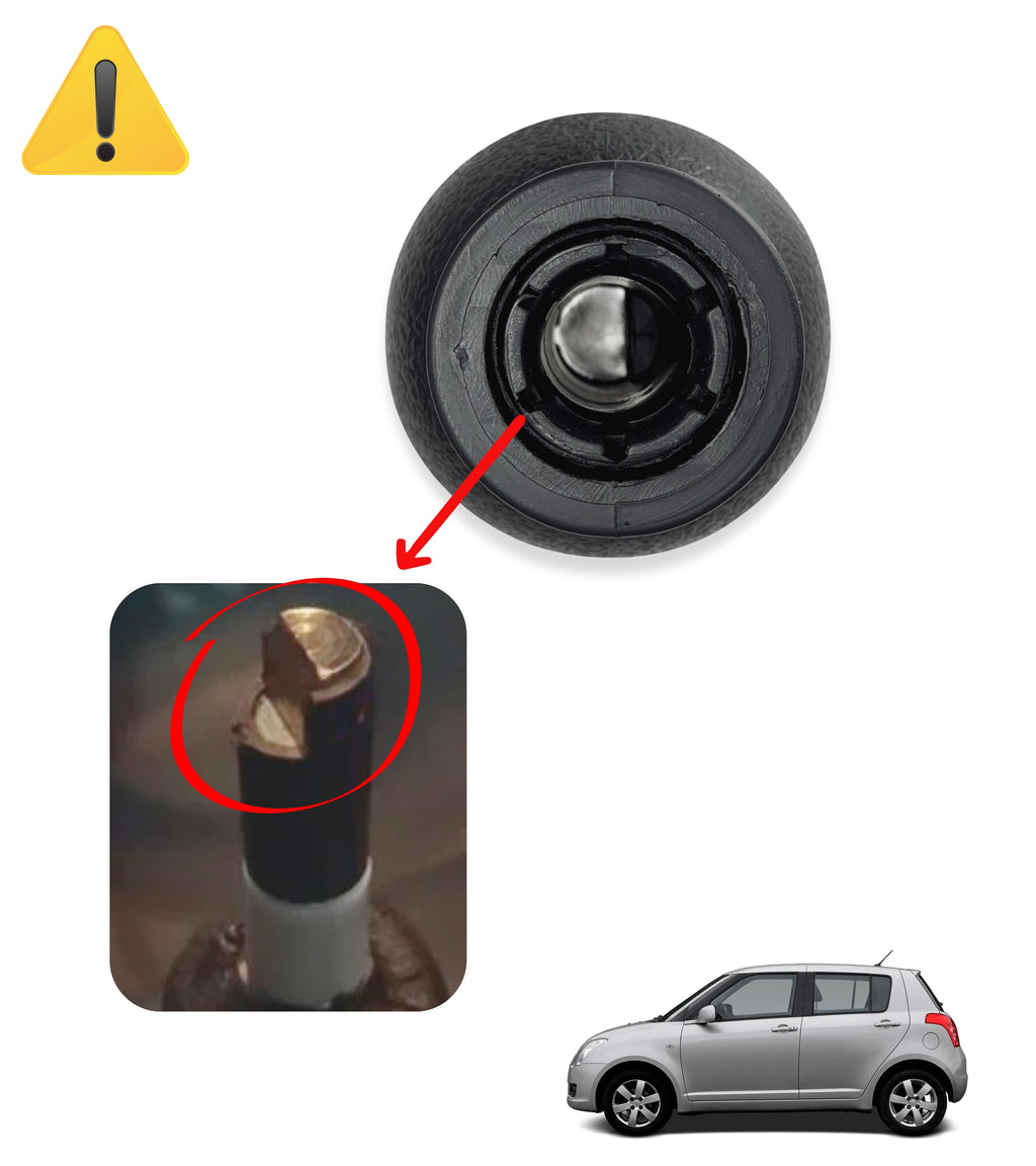 Pomello 5 Marce Compatibile con Suzuki Swift 2005-2010, Suzuki SX4 2007-2013, Suzuki ALTO 2009-2014, per Leva Cambio D, con Placca Lucida