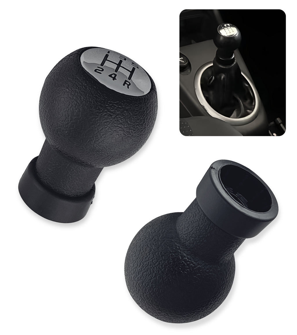 Pomello 5 Marce Compatibile con Suzuki Swift 2005-2010, Suzuki SX4 2007-2013, Suzuki ALTO 2009-2014, per Leva Cambio D, con Placca Lucida
